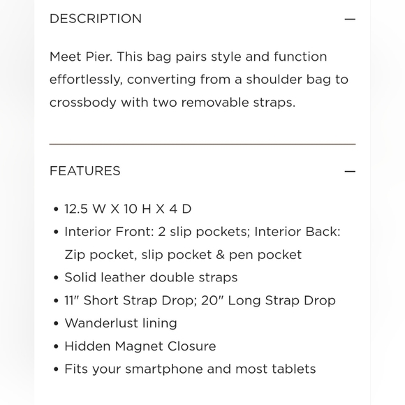 HOBO International Pier shoulder/crossbody in Pearled Silver - Picture 13 of 13